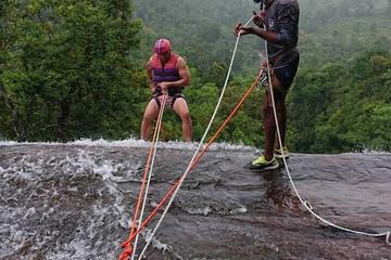 Outdoor rock climbing