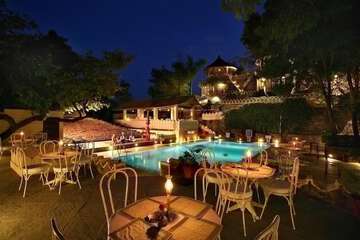 Front of property - evening/night