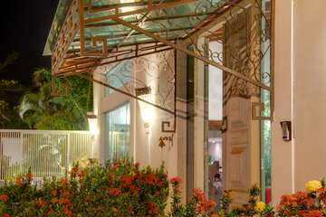 Front of property - evening/night