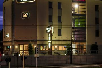 Front of property - evening/night
