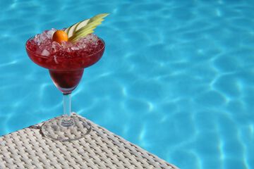 Poolside bar