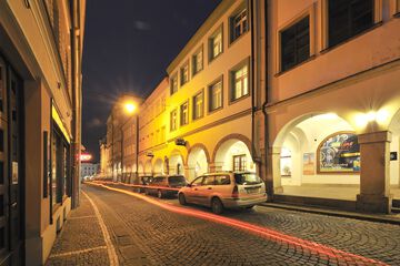 Front of property - evening/night