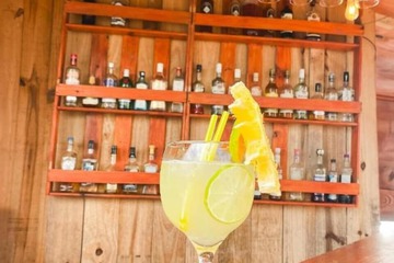 Poolside bar