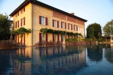Front of property - evening/night