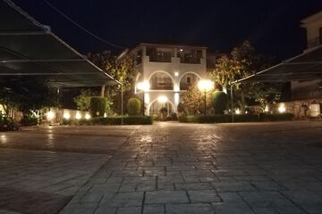 Front of property - evening/night