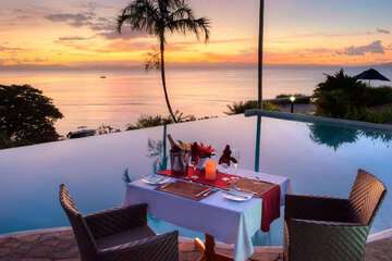 Couples dining