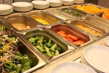 Breakfast buffet