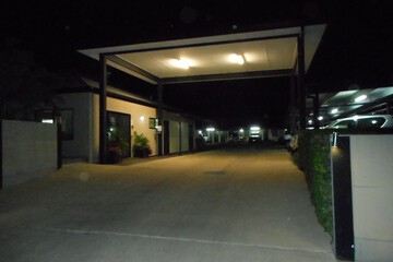 Front of property - evening/night