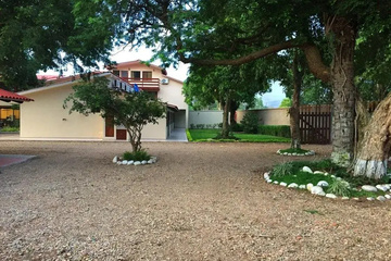 outside