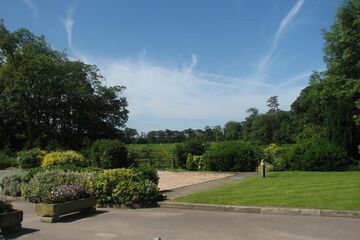 Outdoor wedding area