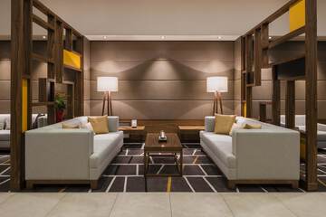 Lobby sitting area