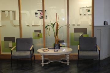Lobby sitting area