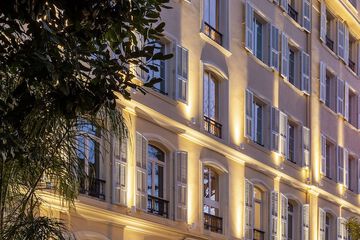 Front of property - evening/night