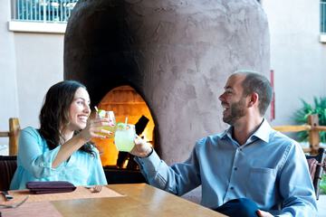Couples dining