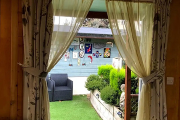outside