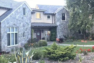 outside