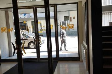 Interior entrance