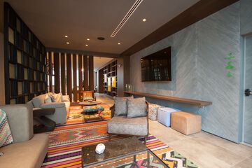 Lobby sitting area