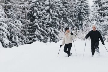 Snowshoeing