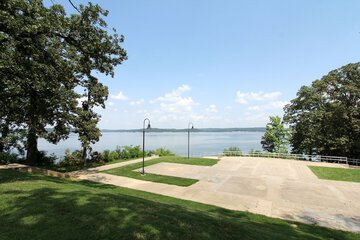 Outdoor wedding area