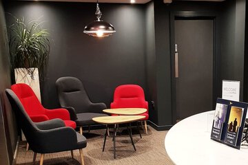 Lobby sitting area