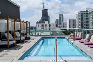 Rooftop pool