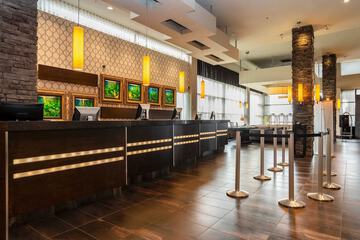 Check-in/check-out kiosk