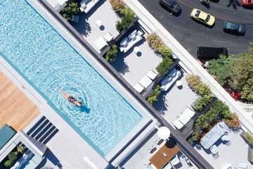 Rooftop pool