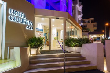 Front of property - evening/night