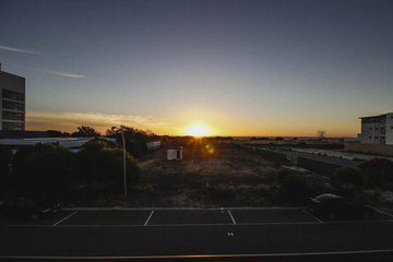 outside
