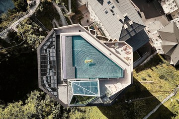 Rooftop pool