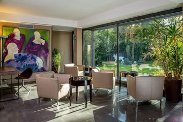 Lobby sitting area