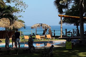 Poolside bar