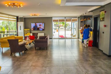 Interior entrance