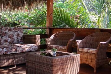 Outdoor wedding area
