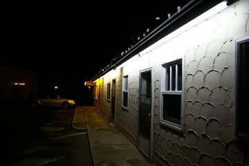 Front of property - evening/night