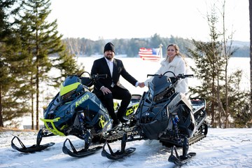 Snowmobiling
