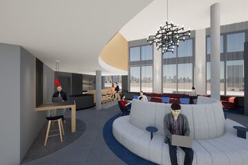 Lobby sitting area