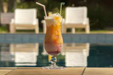 Poolside bar