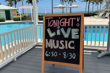 Poolside bar