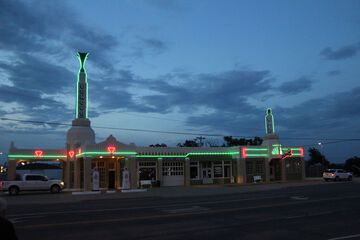Front of property - evening/night