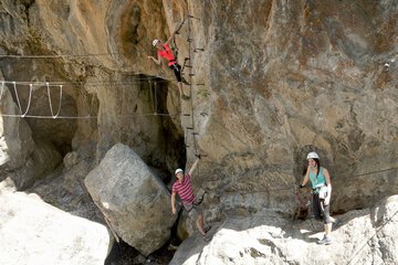Outdoor rock climbing