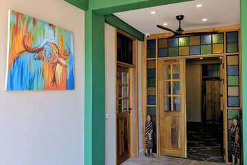 Interior entrance