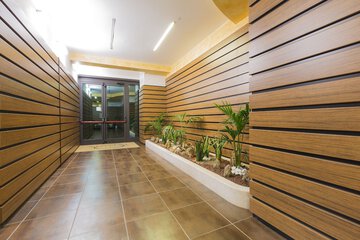 Interior entrance