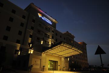 Front of property - evening/night