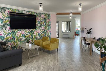Lobby sitting area