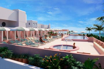 Rooftop pool