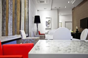 Lobby sitting area