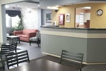 Lobby sitting area