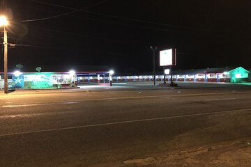 Front of property - evening/night